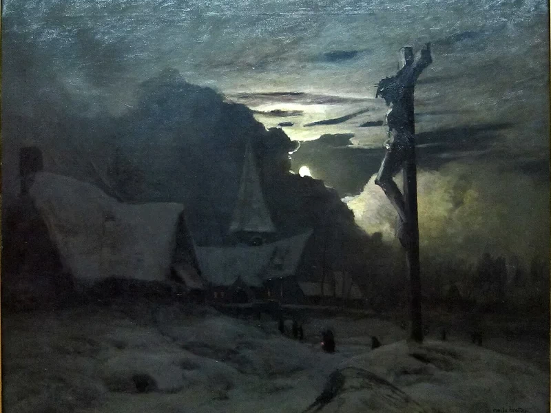1831-Émile Adélard Breton - Vigilia di Natale - Museo delle Belle Arti di Lille